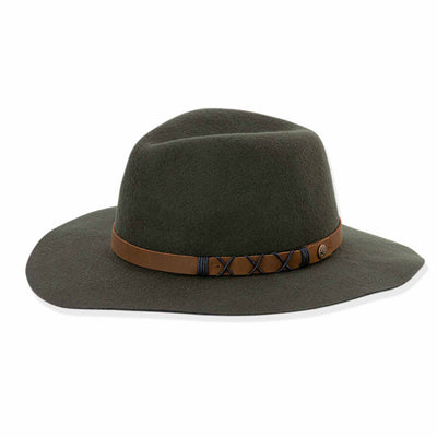 Pistil Soho Wide Brim Hat for Women Olive