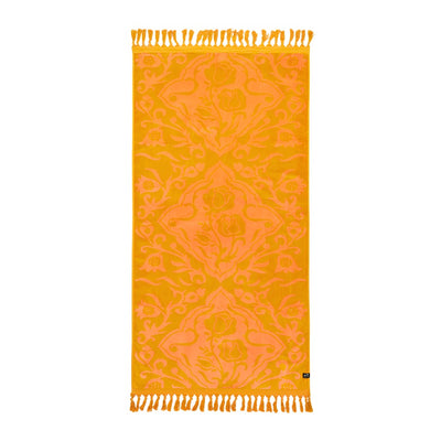 Slowtide Rosie Premium Woven Towel Orange