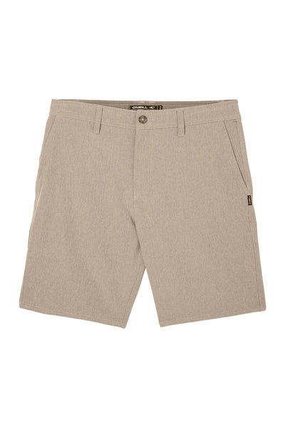 O'Neill Reserve Heather 19" Hybrid Shorts for Men Khaki