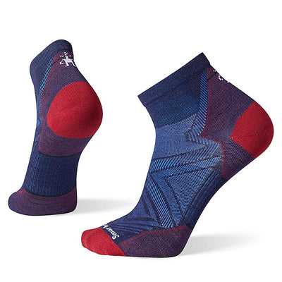 Smartwool Run Zero Cushion Ankle Socks for Men Deep Navy 