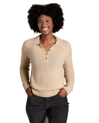 Toad&Co Cotati Collared Sweater for Women (Past Season) Chai 
