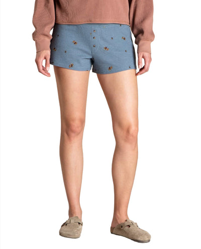 Toad&Co Foothill Waffle Shorts for Women North Shore Motif Print
