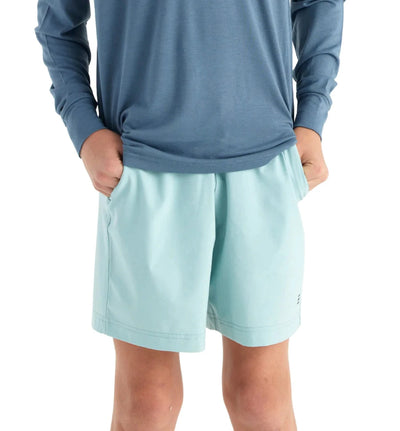 Free Fly Apparel Breeze Shorts for Boys Sea Glass #color_sea-glass
