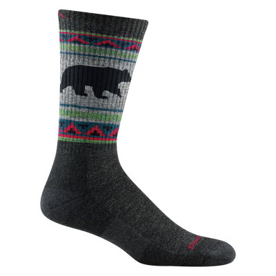 Darn Tough VanGrizzle Boot Midwieght Hiking Sock Charcoal