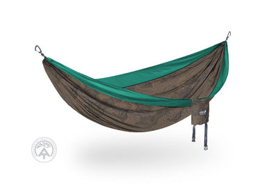 Eagles Nest Outfitters AT DoubleNest Print Hammock Topo ATC/Emerald