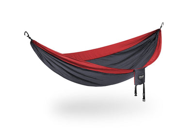 Eagles Nest Outfitters SingleNest Hammock Charcoal/Red #color_charcoal-red