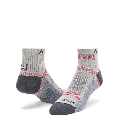 Wigwam Ultra Cool Lite Quarter Socks for Men Grey II