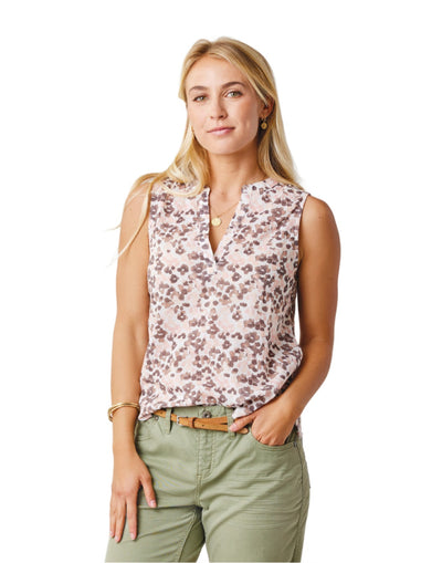 Carve Designs Dylan Tank Top for Women (Past Season) Fawn Bloom #color_fawn-bloom