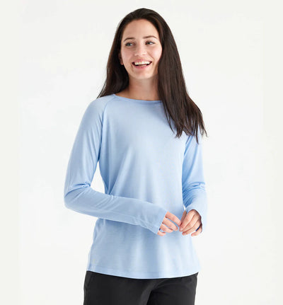 Free Fly Bamboo Lightweight Long Sleeve II for Women Clear Sky #color_clear-sky