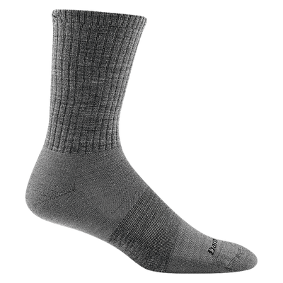 Darn Tough The Standard Crew Lightweight Lifestyle Sock for Men Medium Gray