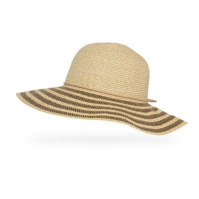Sun Haven Straw Hat for Women Natural/Black