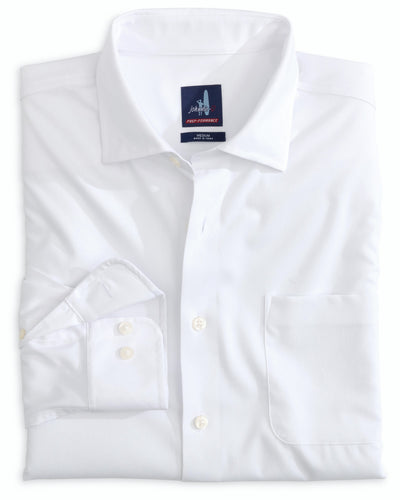 Johnnie-O Tradd Button Up Shirt for Men White